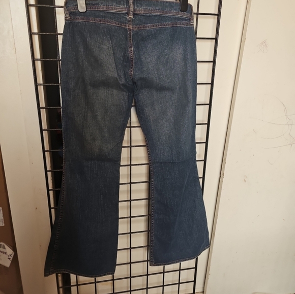 Old Navy Dark Blue Flare Jeans - Picture 3 of 4